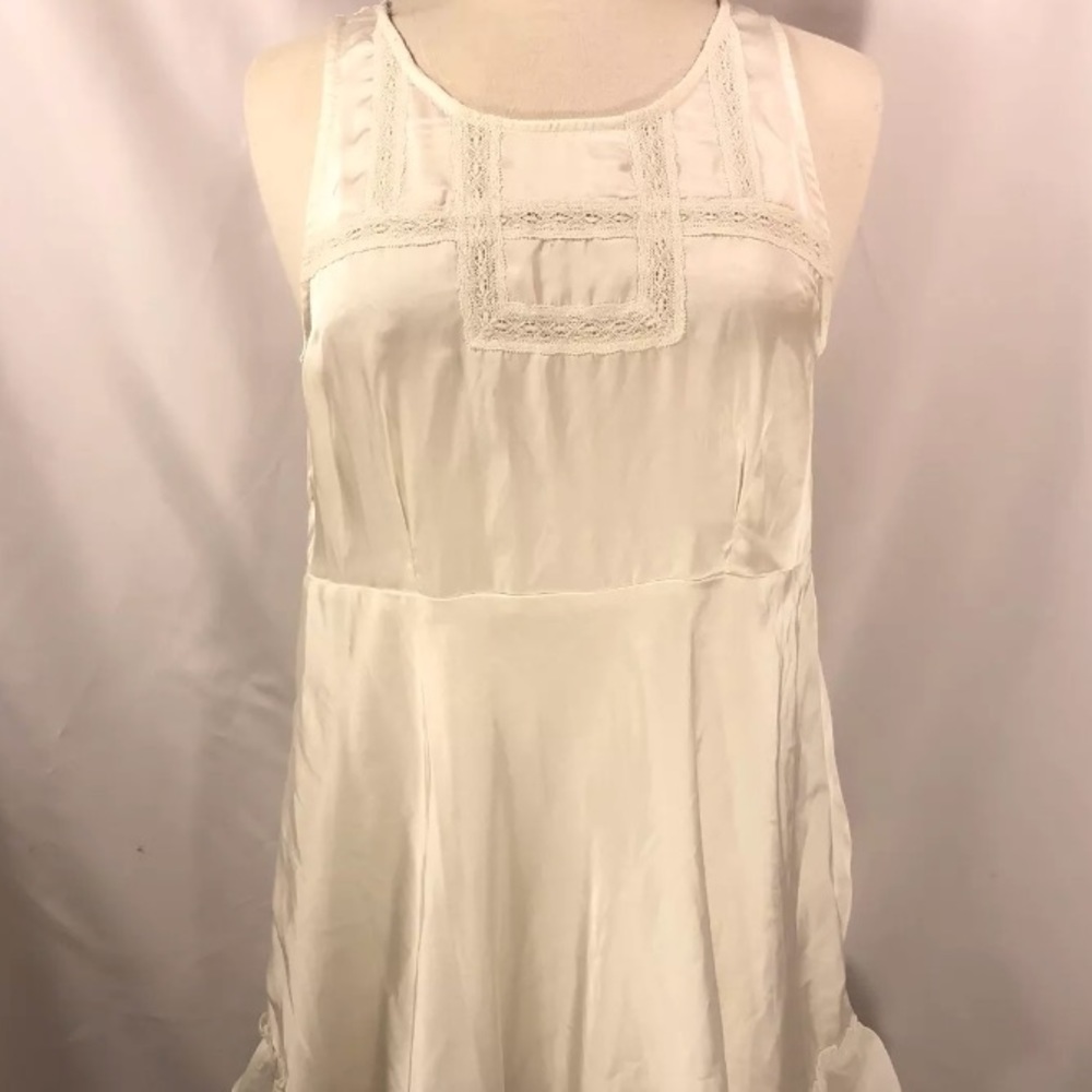 Free People Intimately Ivory Slip polyester Dress